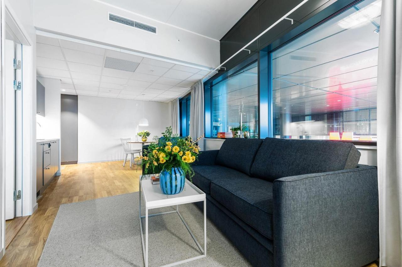 Biz Apartment Bromma Stockholm Eksteriør billede The interior of the new building